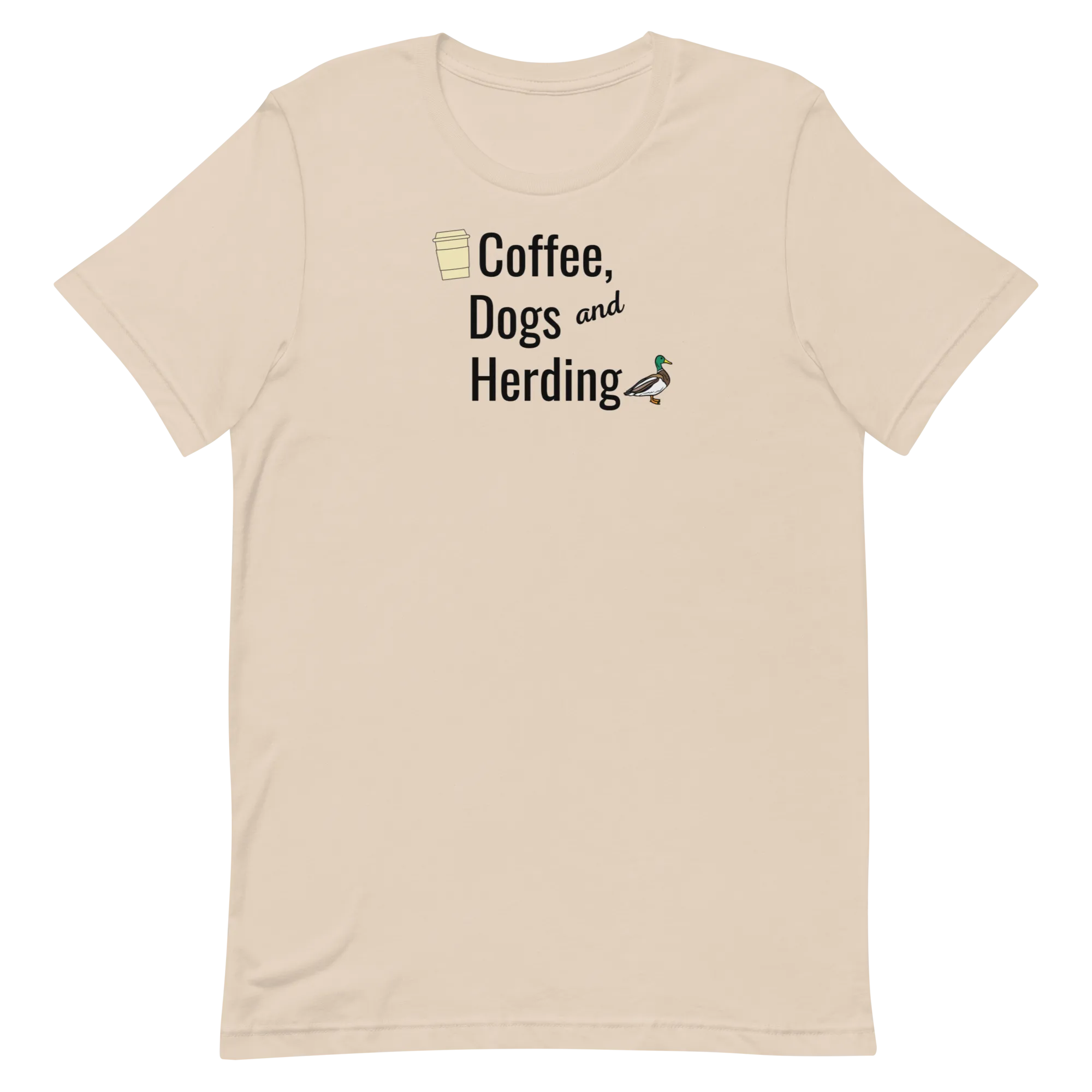 Coffee, Dogs & Duck Herding T-Shirts - Light