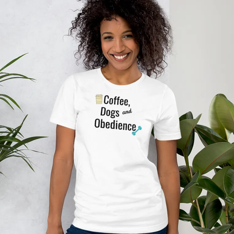 Coffee, Dogs & Obedience T-Shirts - Light