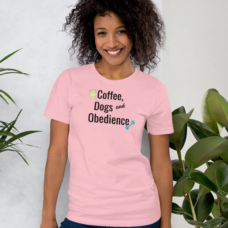 Coffee, Dogs & Obedience T-Shirts - Light