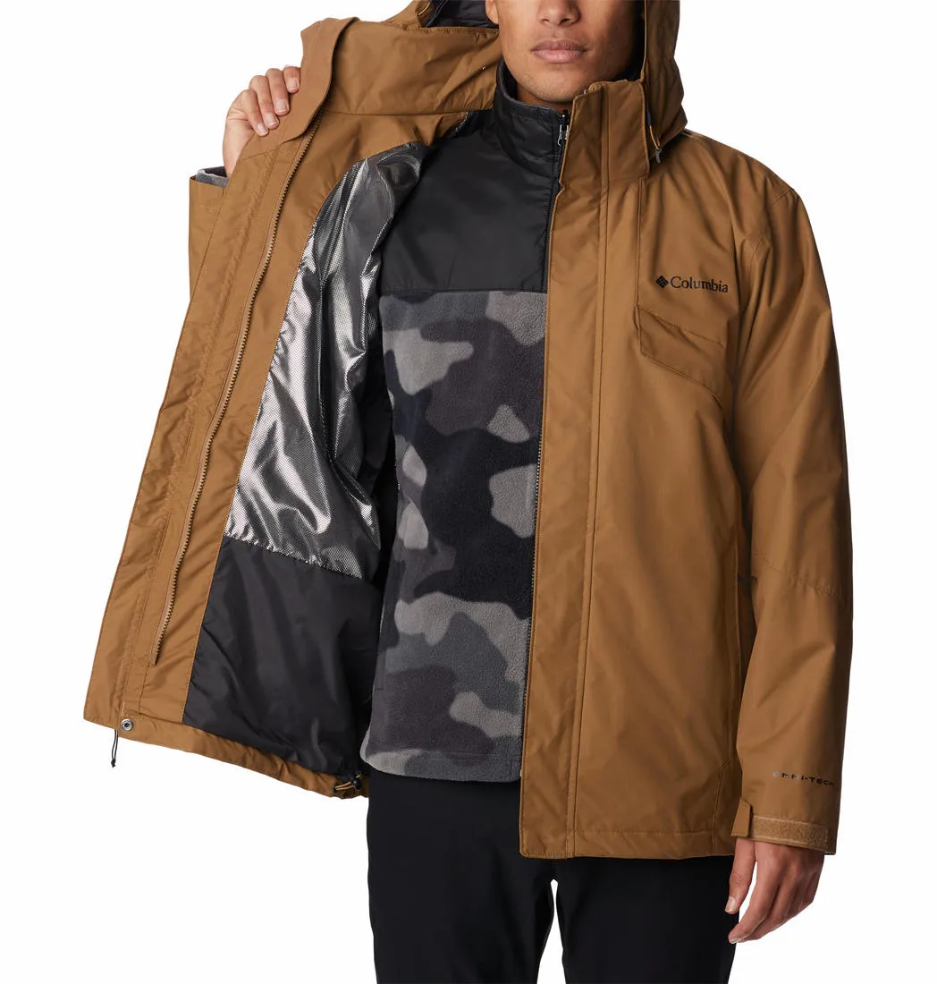 Columbia Men Brown Bugaboo II Fleece Interchange Jacket