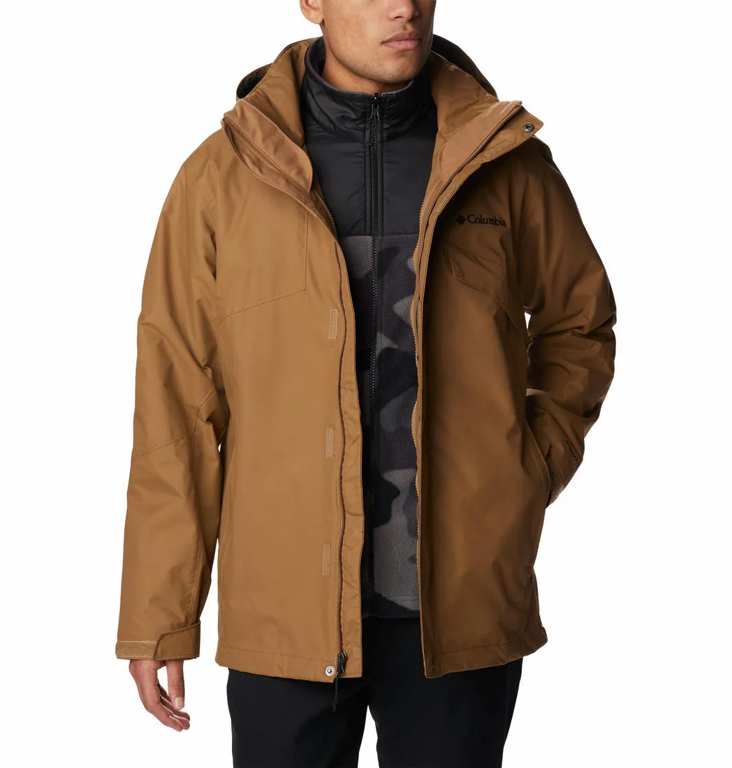 Columbia Men Brown Bugaboo II Fleece Interchange Jacket