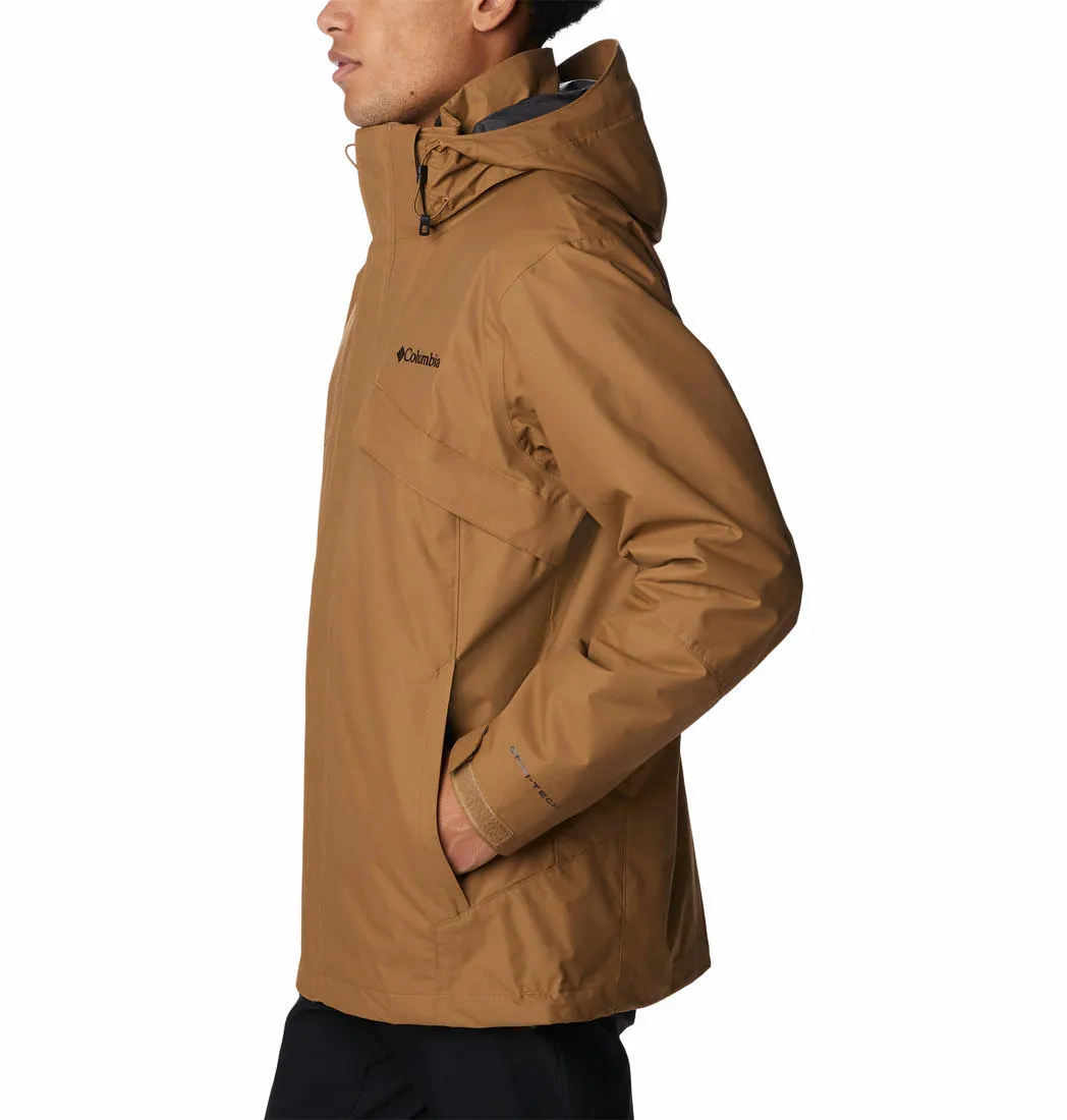 Columbia Men Brown Bugaboo II Fleece Interchange Jacket