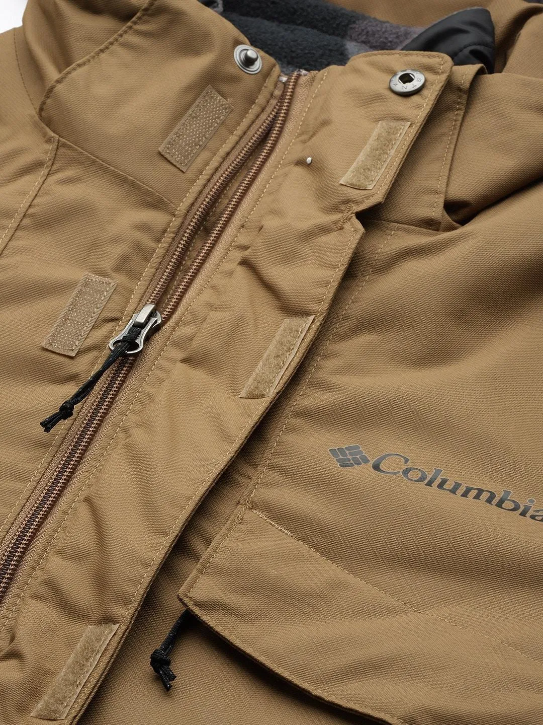 Columbia Men Brown Bugaboo II Fleece Interchange Jacket