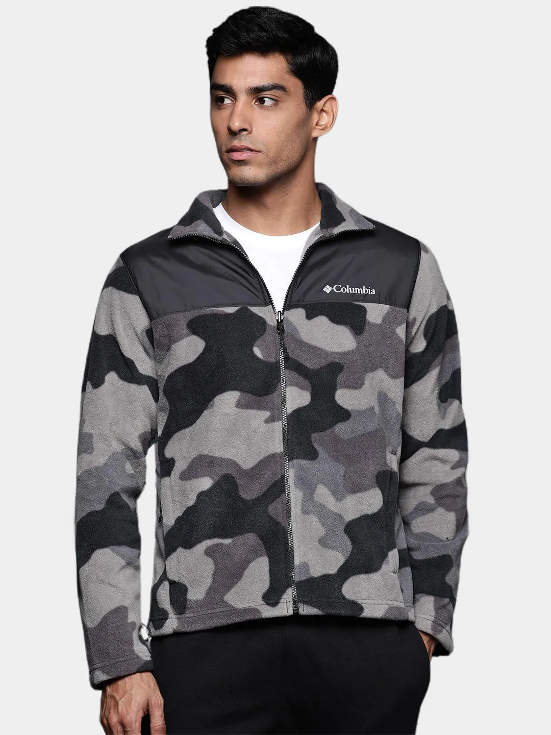 Columbia Men Brown Bugaboo II Fleece Interchange Jacket