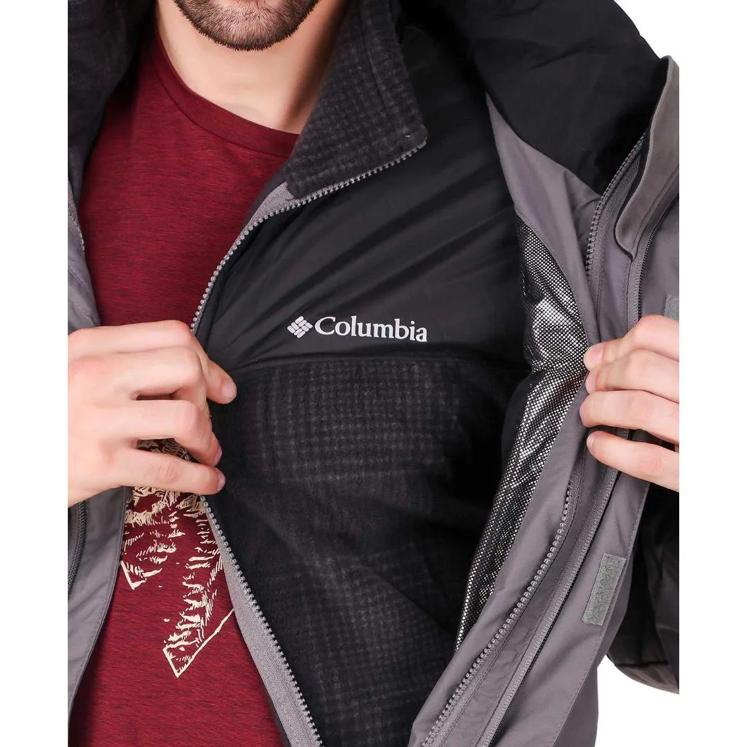 Columbia Men Grey Bugaboo II Fleece Interchange Jacket