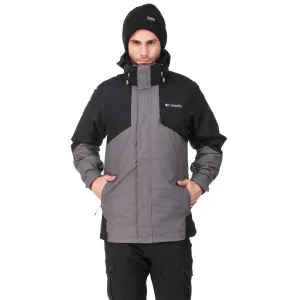 Columbia Men Grey Bugaboo II Fleece Interchange Jacket