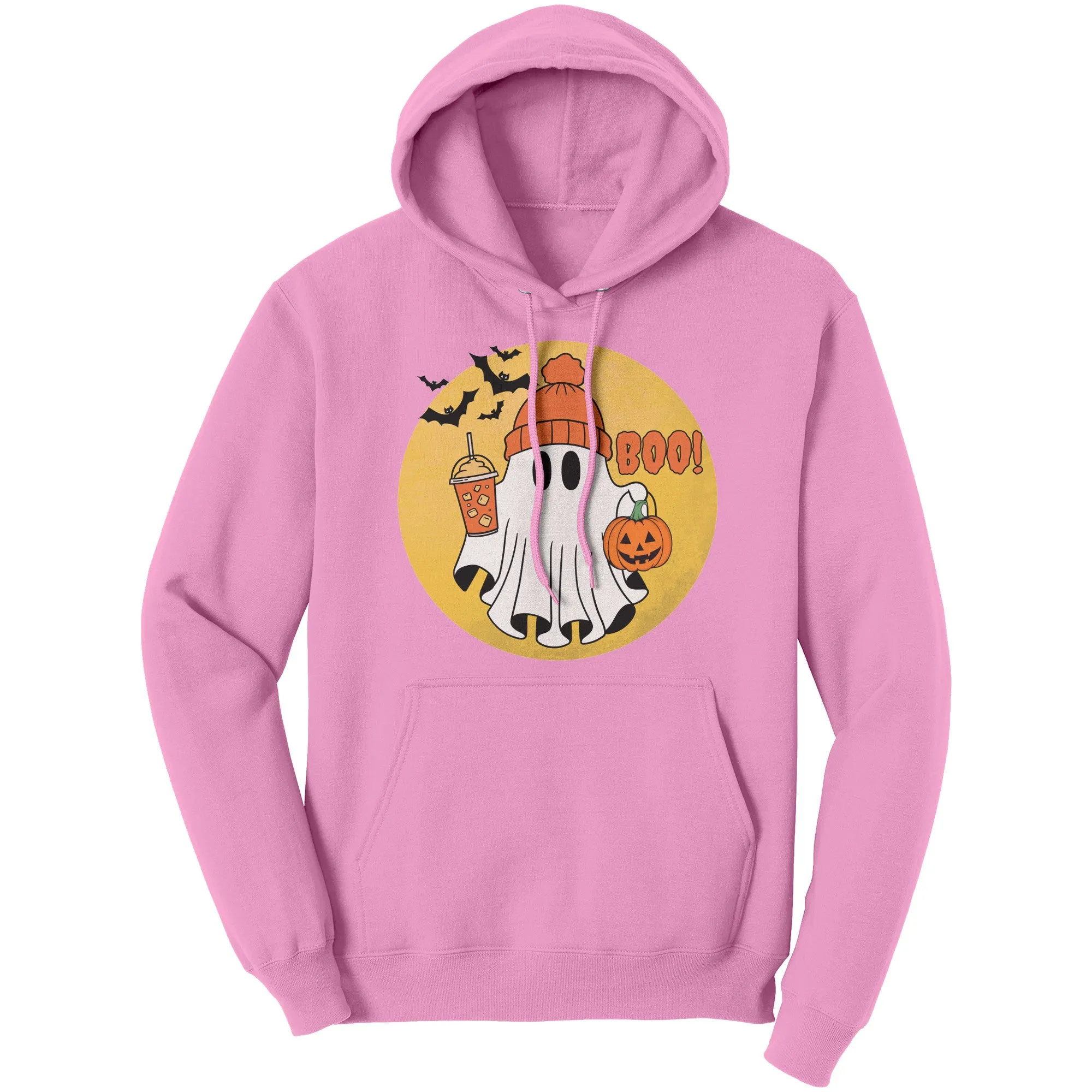 Comfort Colors Halloween Ghost Hoodie, Halloween Hoodie, Halloween Gift, Halloween Pumpkin Hoodie, Ghost Design Womens Hoodie Gift For Her