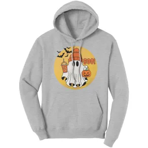 Comfort Colors Halloween Ghost Hoodie, Halloween Hoodie, Halloween Gift, Halloween Pumpkin Hoodie, Ghost Design Womens Hoodie Gift For Her