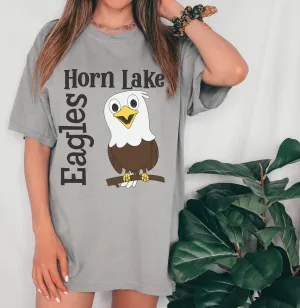 Comfort Colors Horn Lake Eagles Tee / Desoto County Schools / Mississippi School Shirt