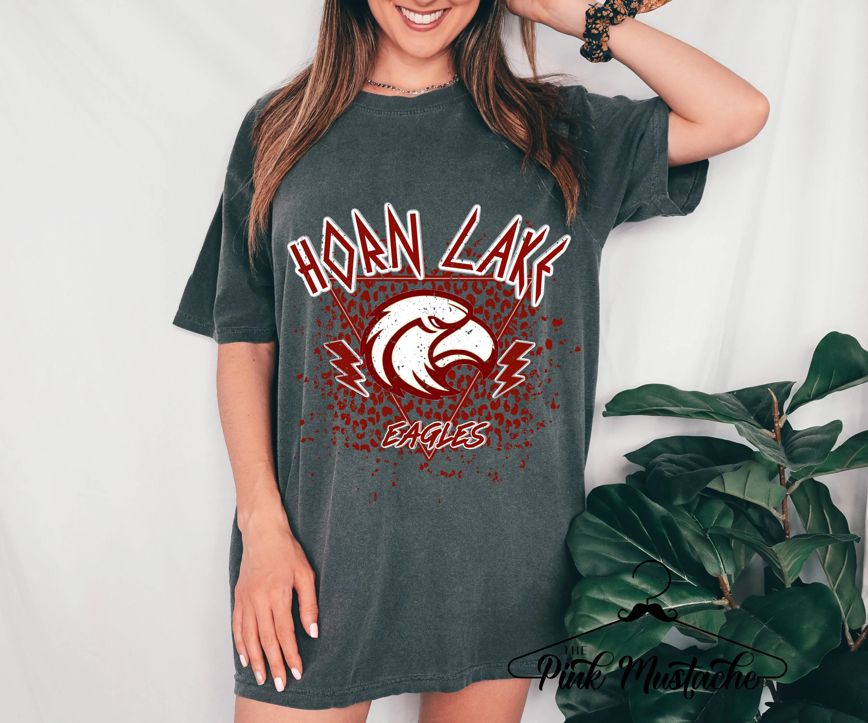 Comfort Colors Horn Lake Rocker Tee / Desoto County Schools / Mississippi School Shirt