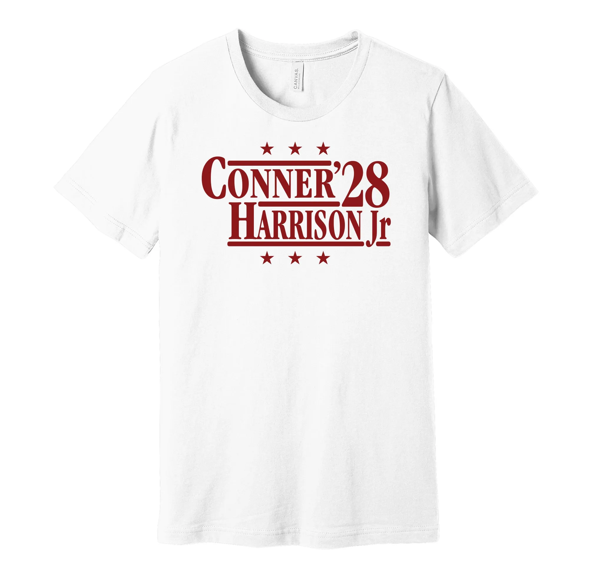 Conner & Harrison Jr '28 - Arizona Football Legends Political Campaign Parody T-Shirt - Hyper Than Hype Shirts