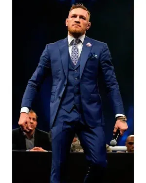 Conor McGregor Blue Suit