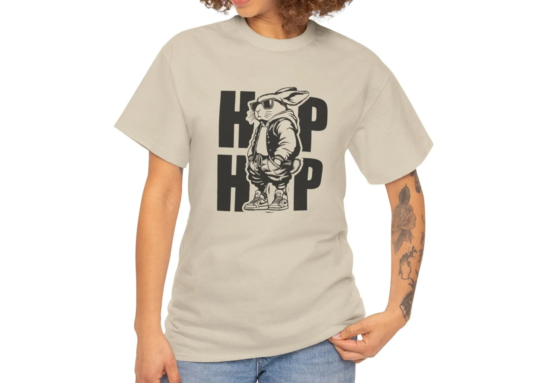 Cool Hip Hop Bunny Easter T-Shirt