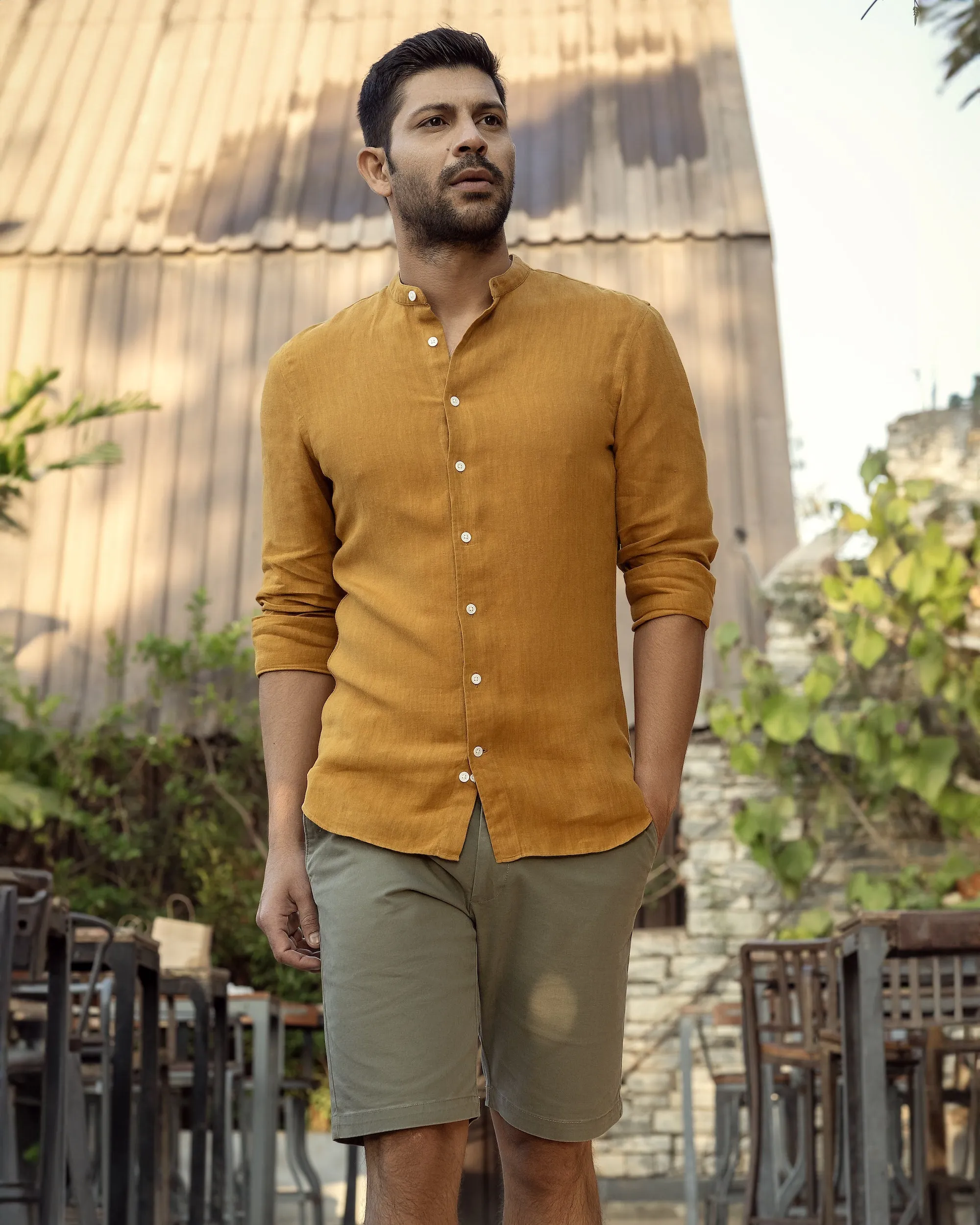 Corfu in Garment Dyed Linen