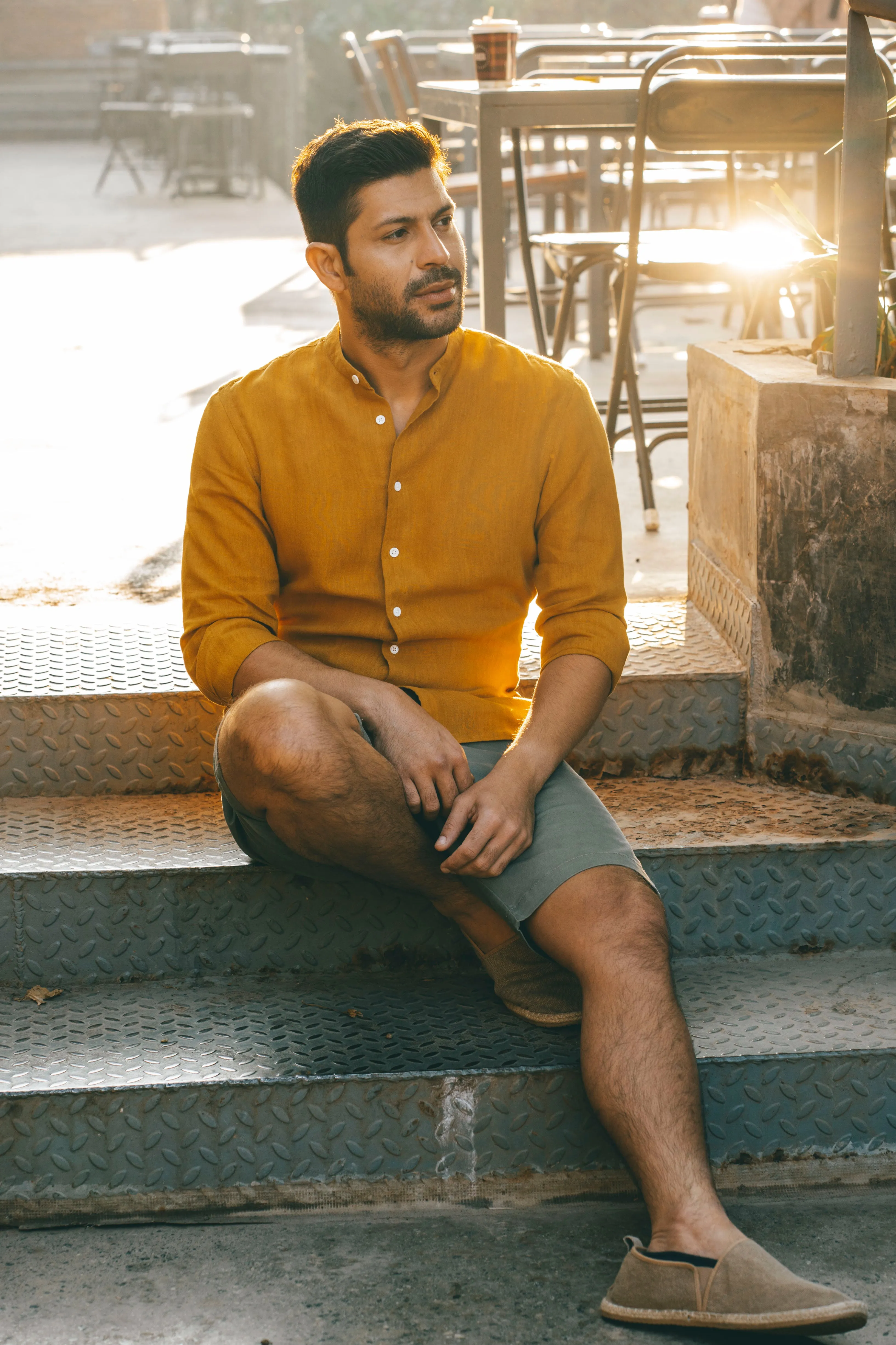 Corfu in Garment Dyed Linen