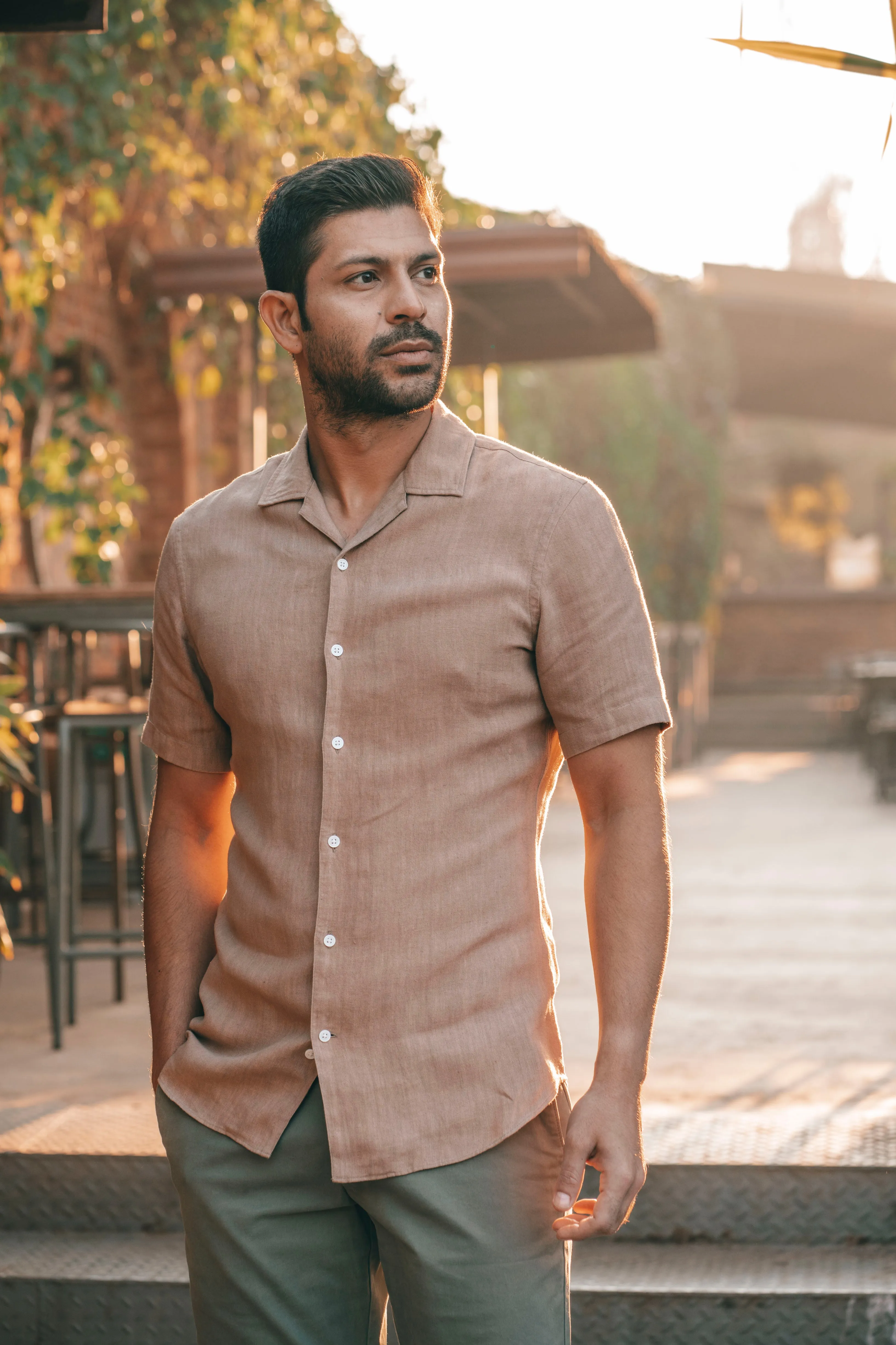 Corfu in Garment Dyed Linen