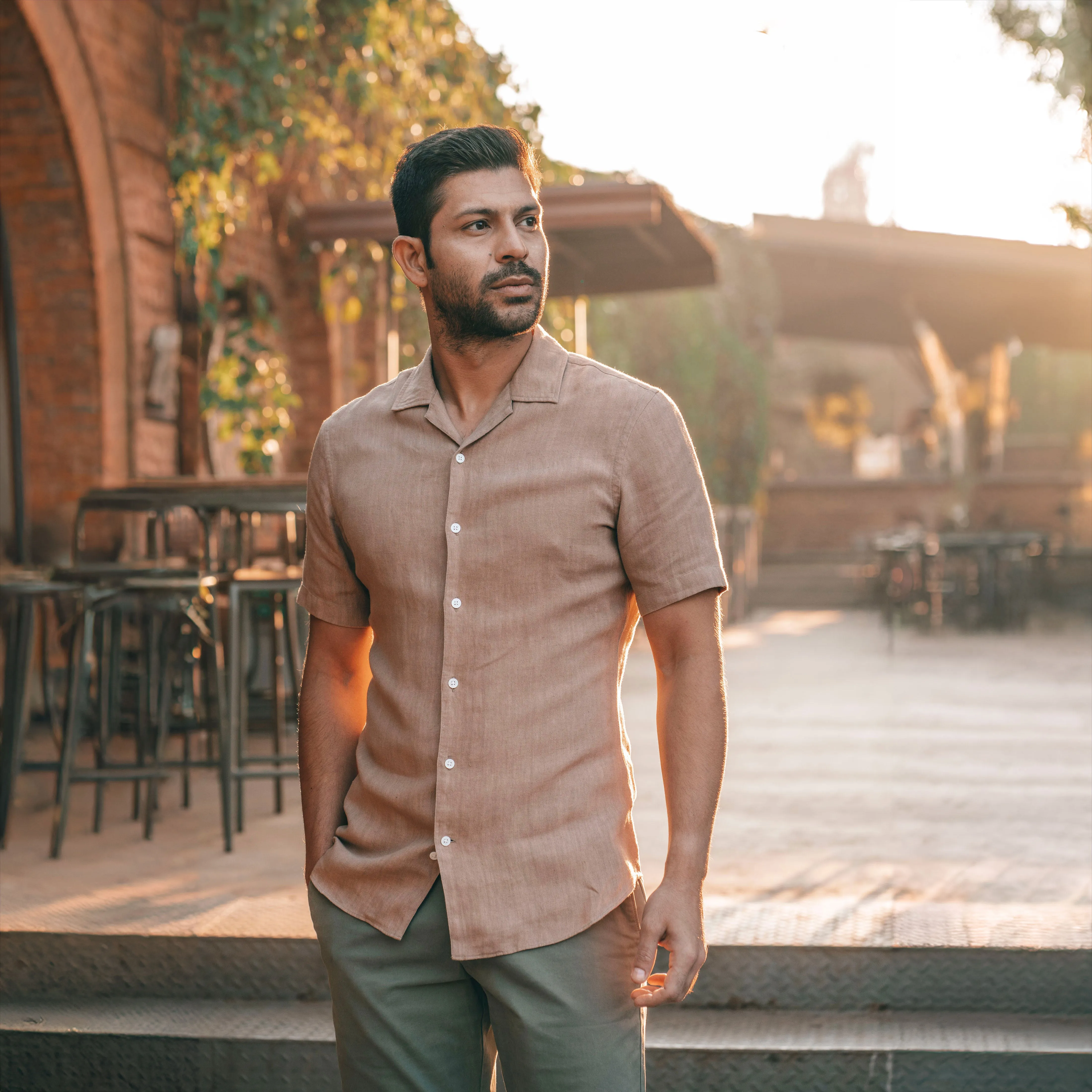 Corfu in Garment Dyed Linen
