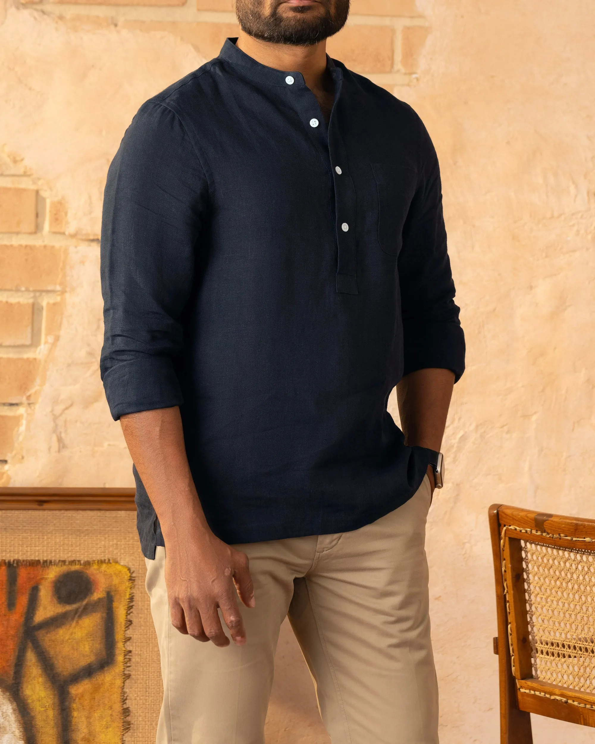 Corfu in Garment Dyed Linen