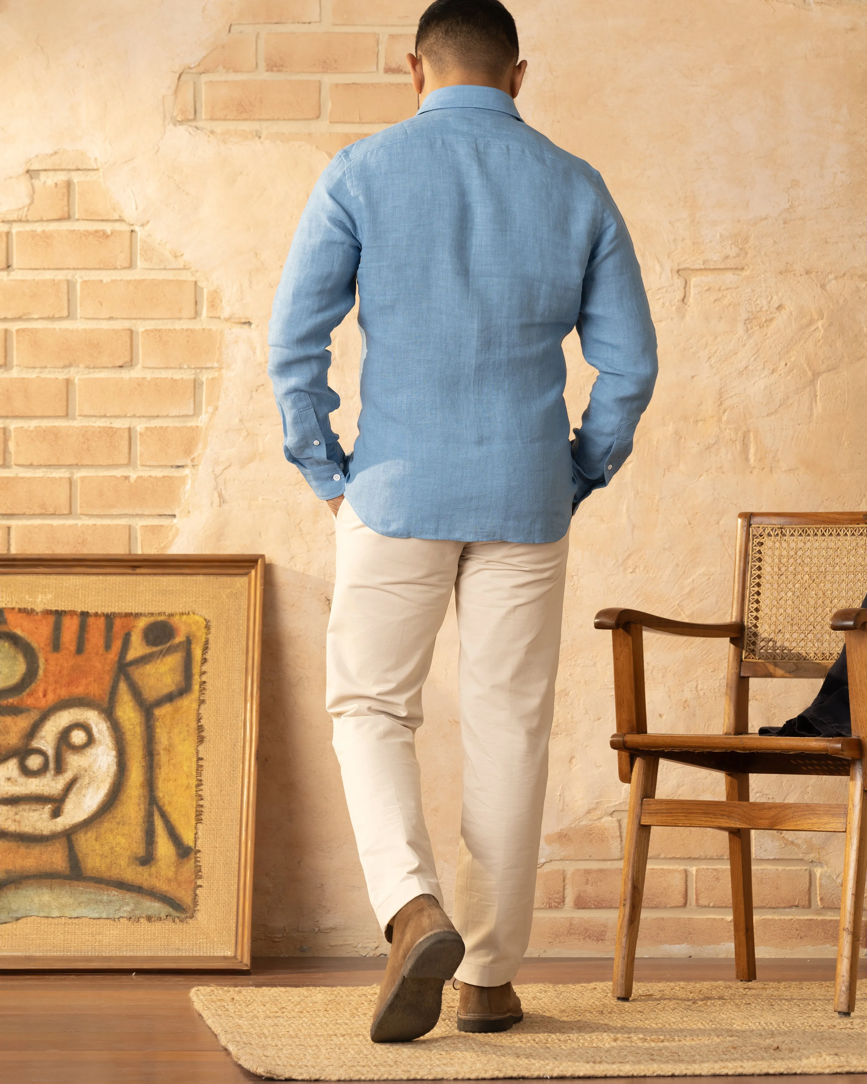 Corfu in Garment Dyed Linen
