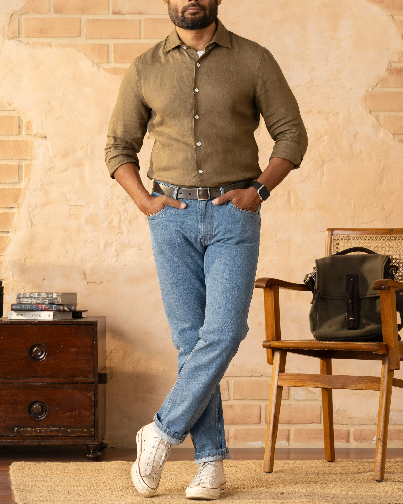 Corfu in Garment Dyed Linen