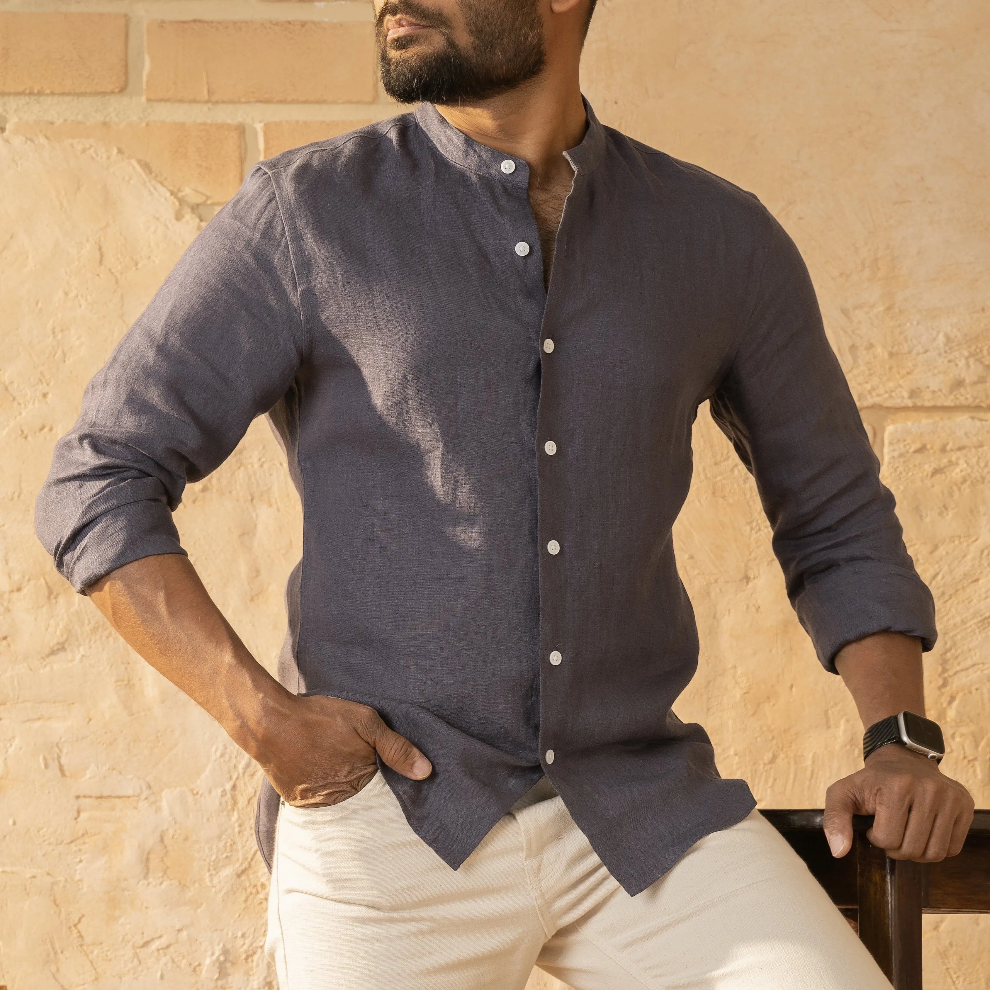 Corfu in Garment Dyed Linen