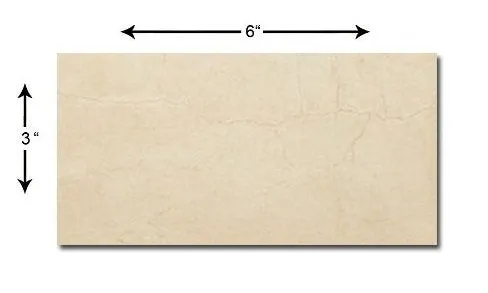 Crema Marfil Subway 3x6" Marble Tile Premium Polished