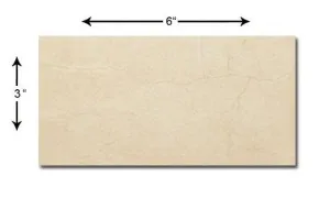 Crema Marfil Subway 3x6" Marble Tile Premium Polished