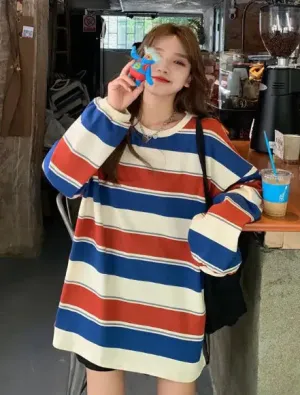 Crew Neck Long Sleeve T-Shirt
