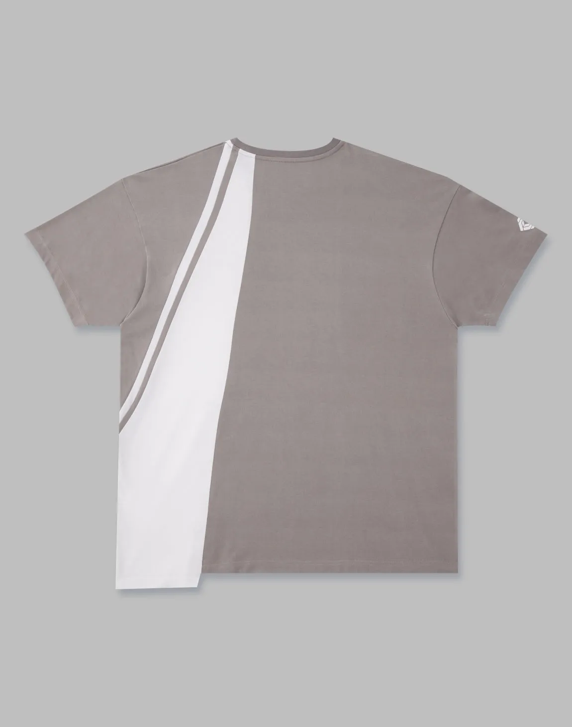 CRONOS ASYMMETRY OVERSIZE T-SHIRTS【GRAY】