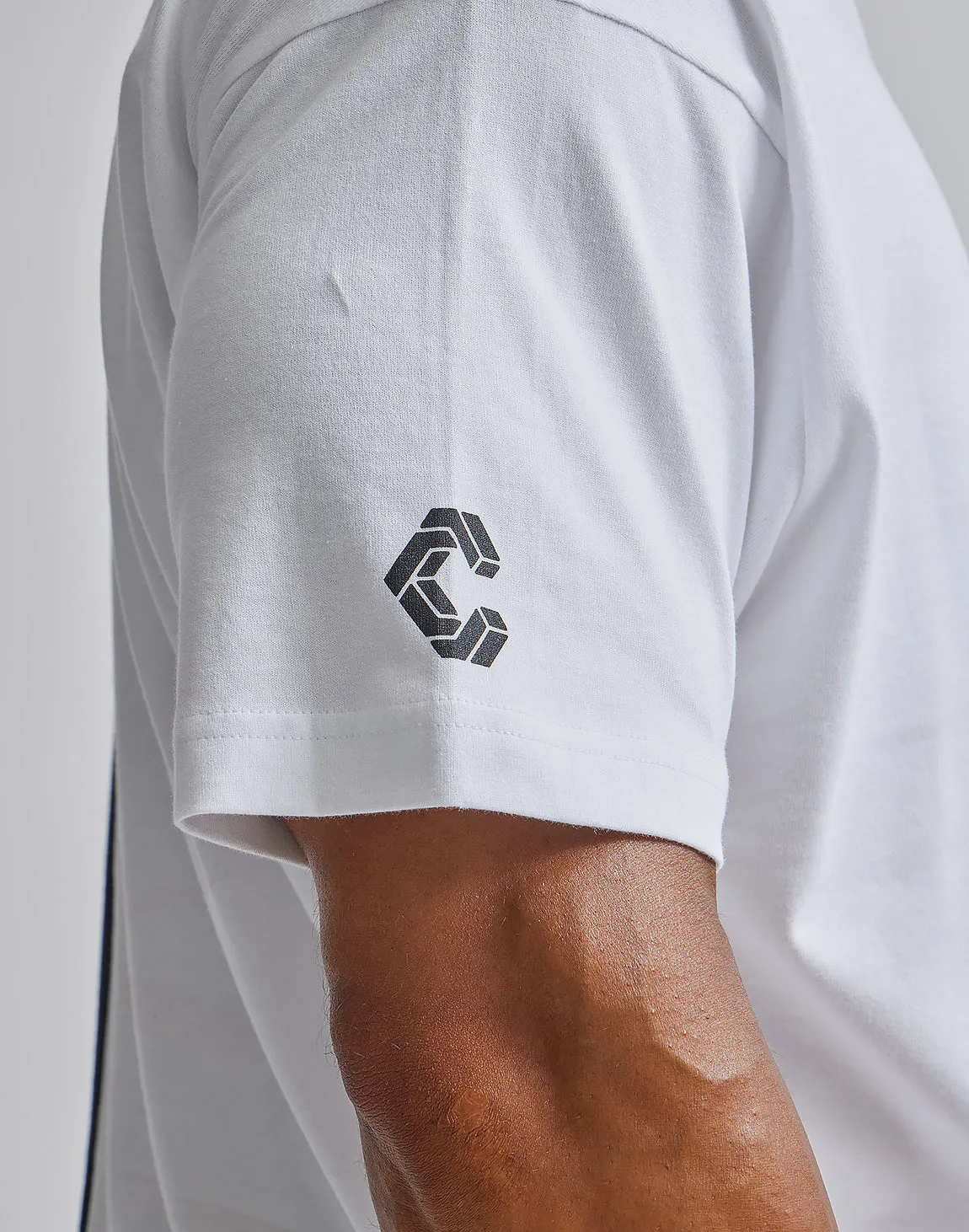 CRONOS ASYMMETRY OVERSIZE T-SHIRTS【GRAY】
