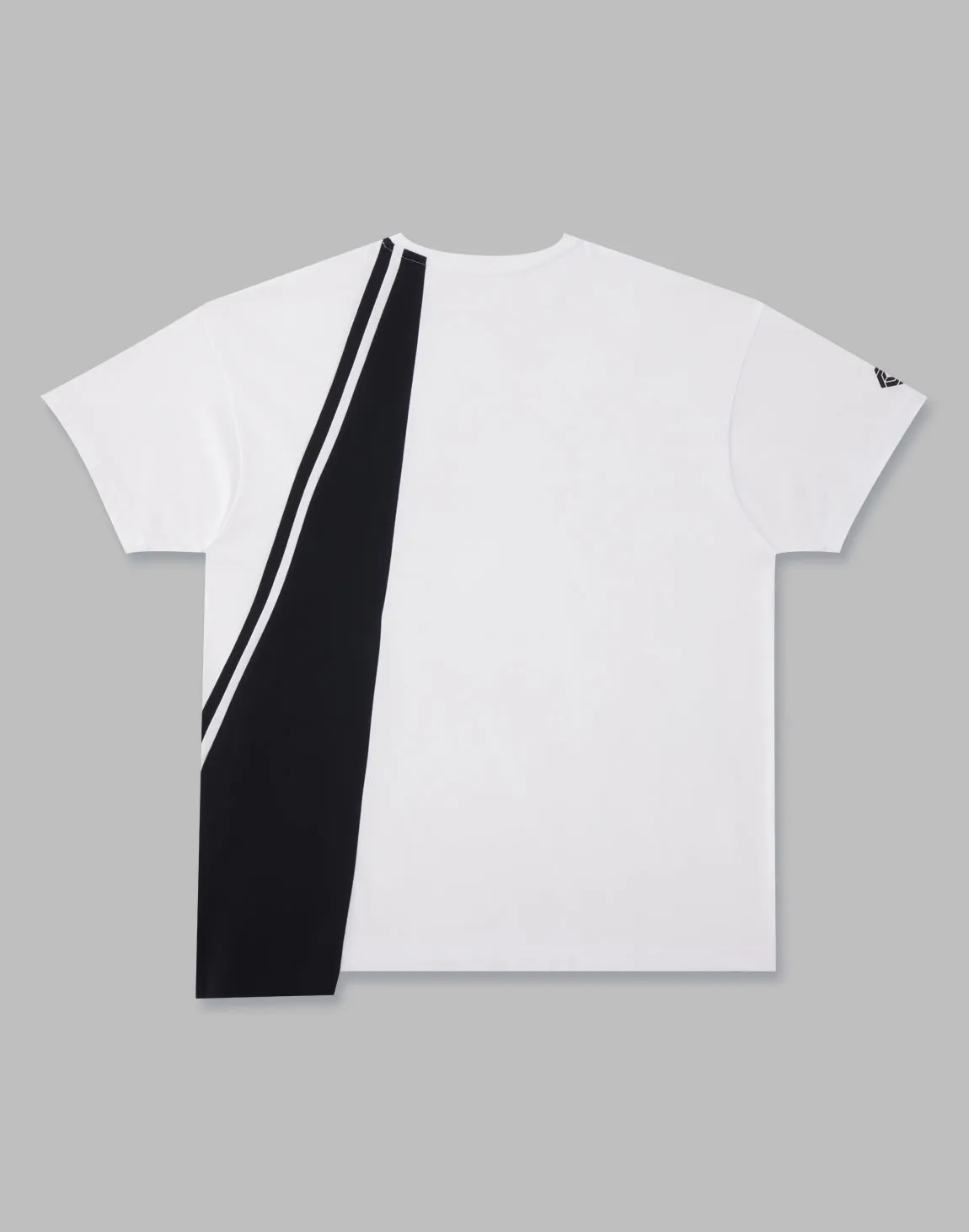 CRONOS ASYMMETRY OVERSIZE T-SHIRTS【WHITE】