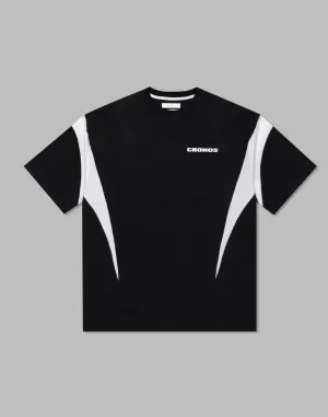 CRONOS Elliptical logoT-shirts【BLACK】