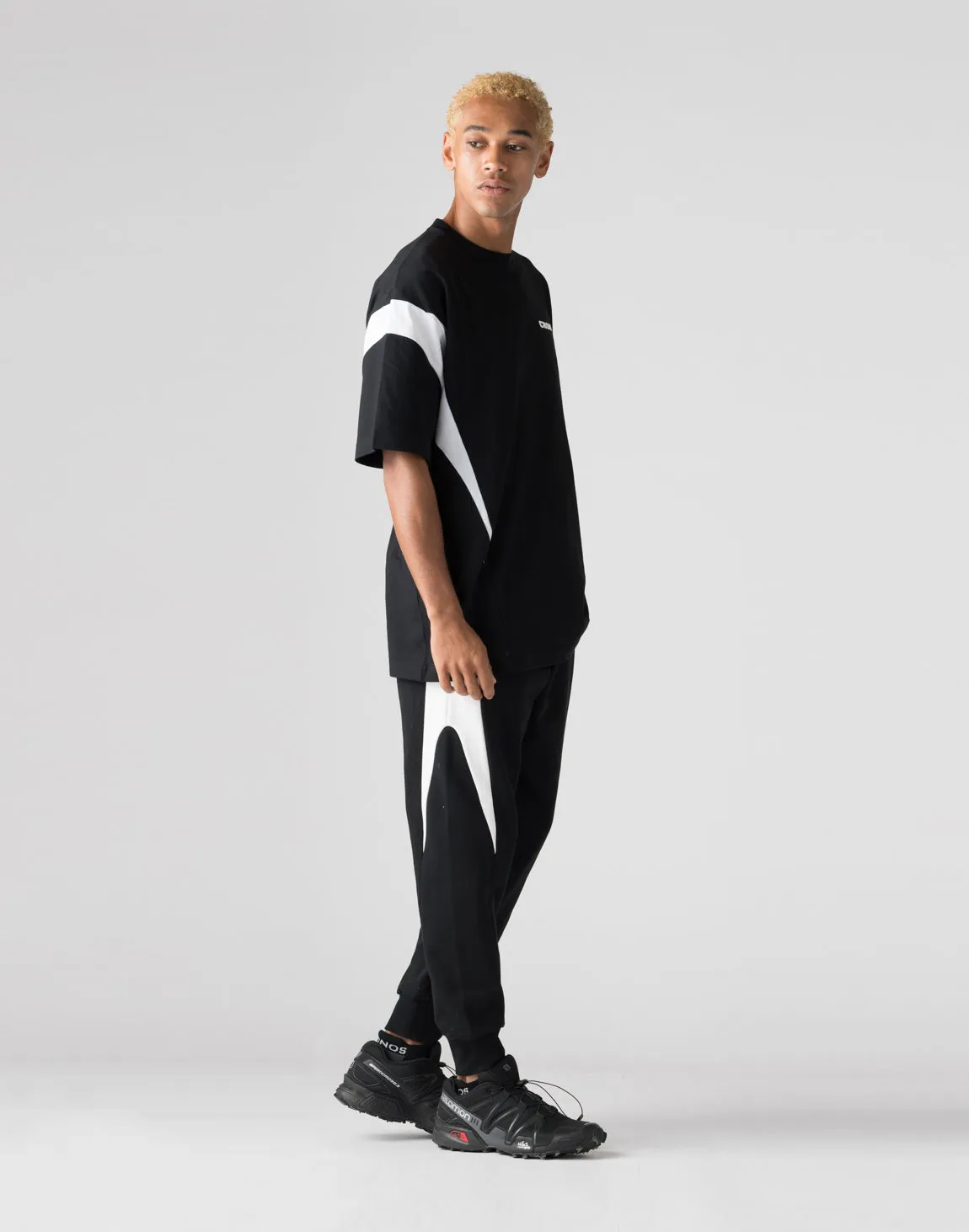 CRONOS Elliptical logoT-shirts【BLACK】