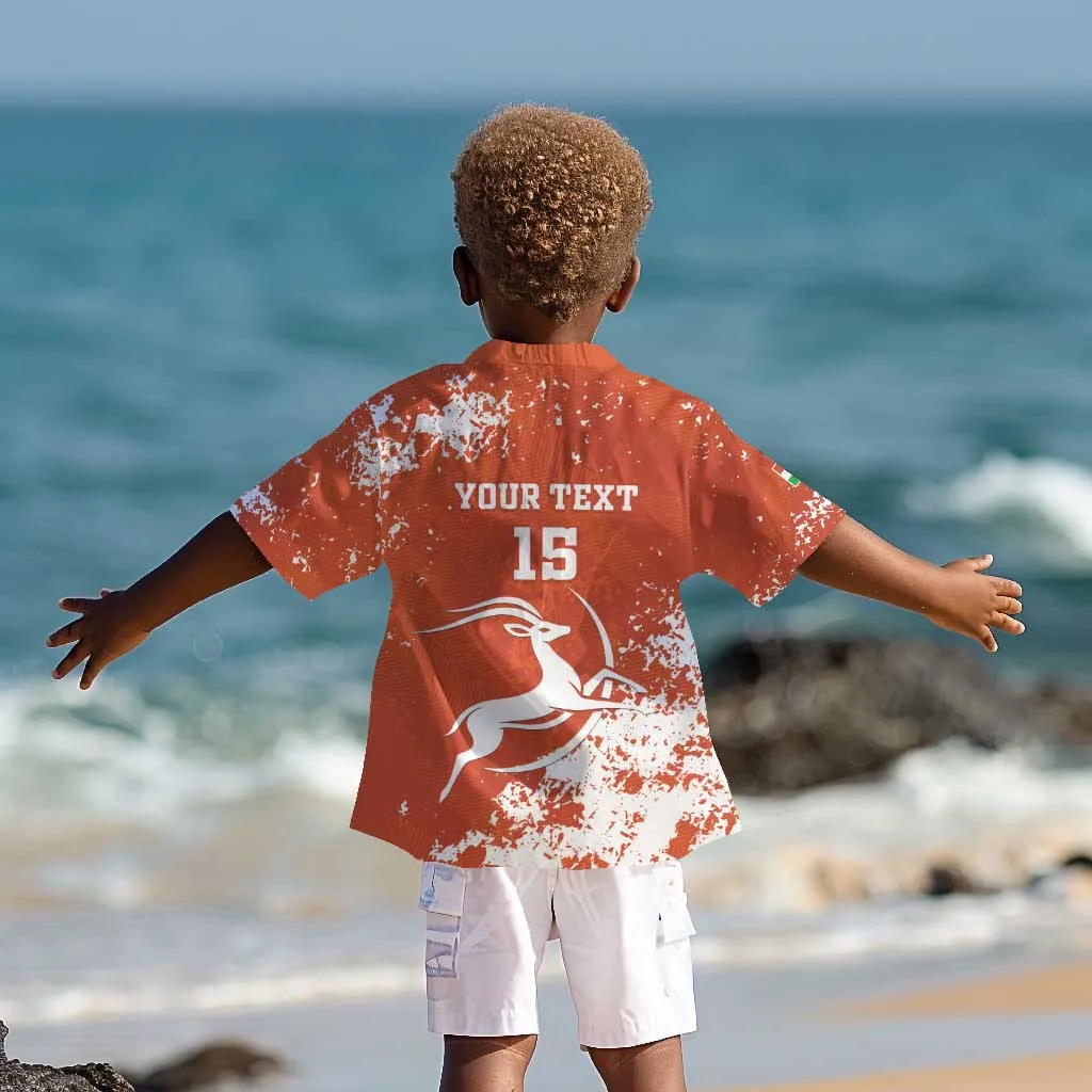 Custom Afro Niger Football Kid Hawaiian Shirt We Are Champions LT15