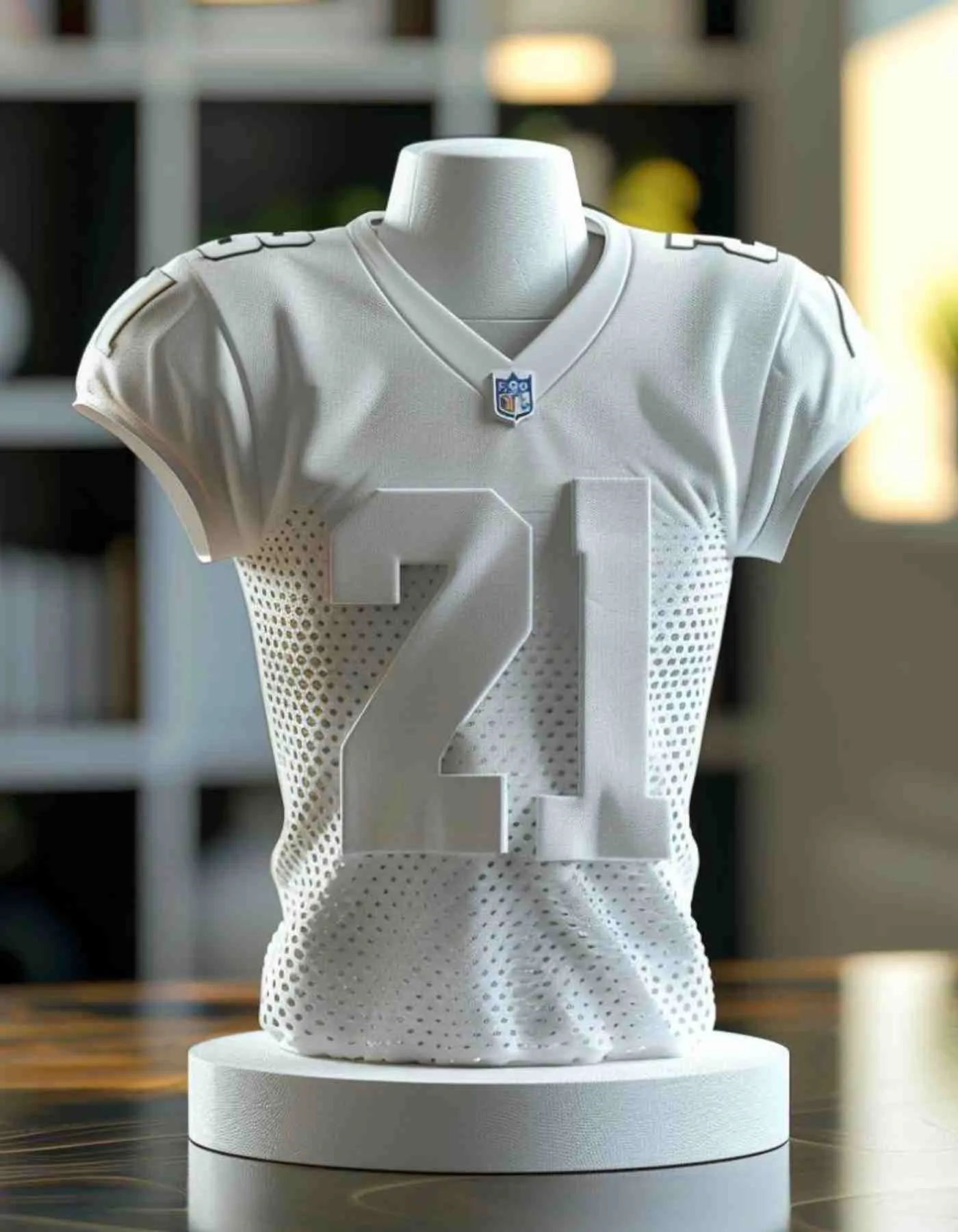 Custom cool gifts for soccer lovers - 3D printed soccer jersey sculptures