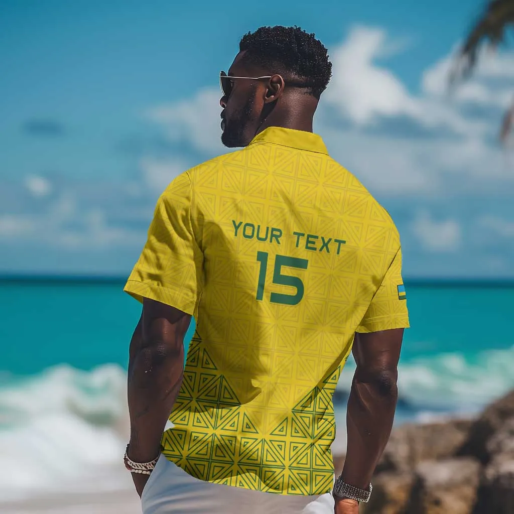 Custom Jamhuri ya Rwanda Football Hawaiian Shirt Go Amavubi Go LT15