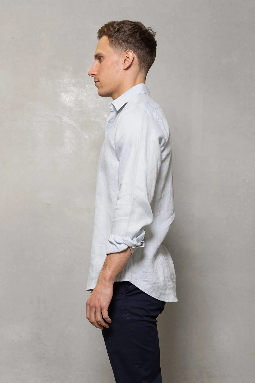 CUTLER & CO BLAKE L/S PURE LINEN SHIRT CO21259