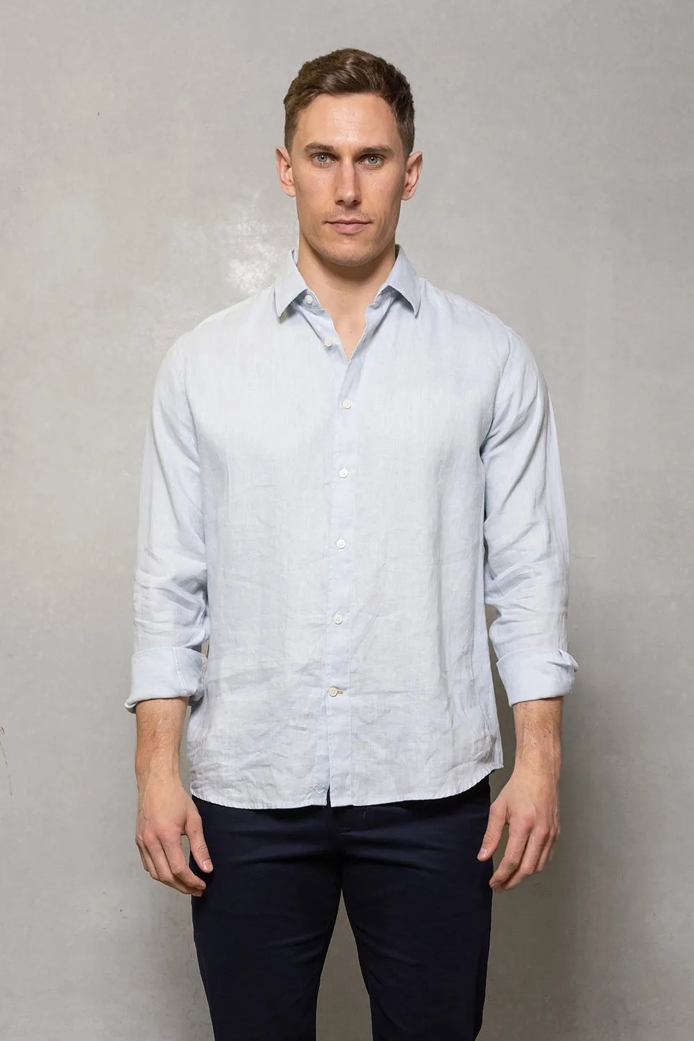 CUTLER & CO BLAKE L/S PURE LINEN SHIRT CO21259