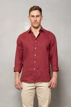 CUTLER & CO BLAKE L/S PURE LINEN SHIRT CO21259