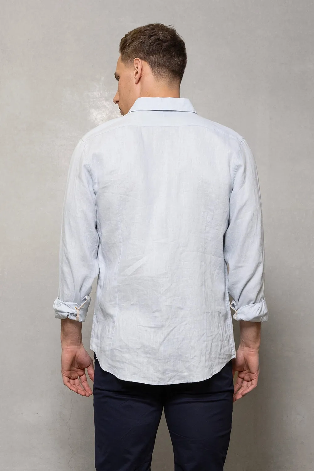 CUTLER & CO BLAKE L/S PURE LINEN SHIRT CO21259