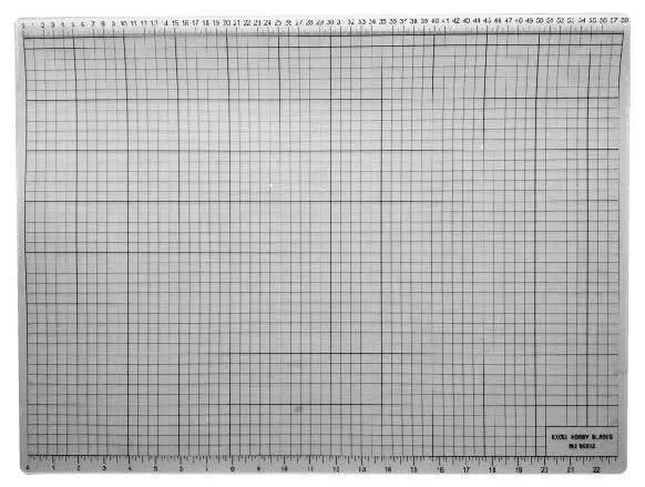 Cutting mat 12"x18" Clear