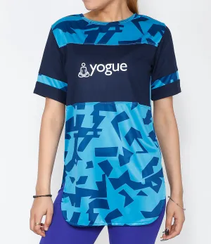 Cyan Blue Long T-Shirt