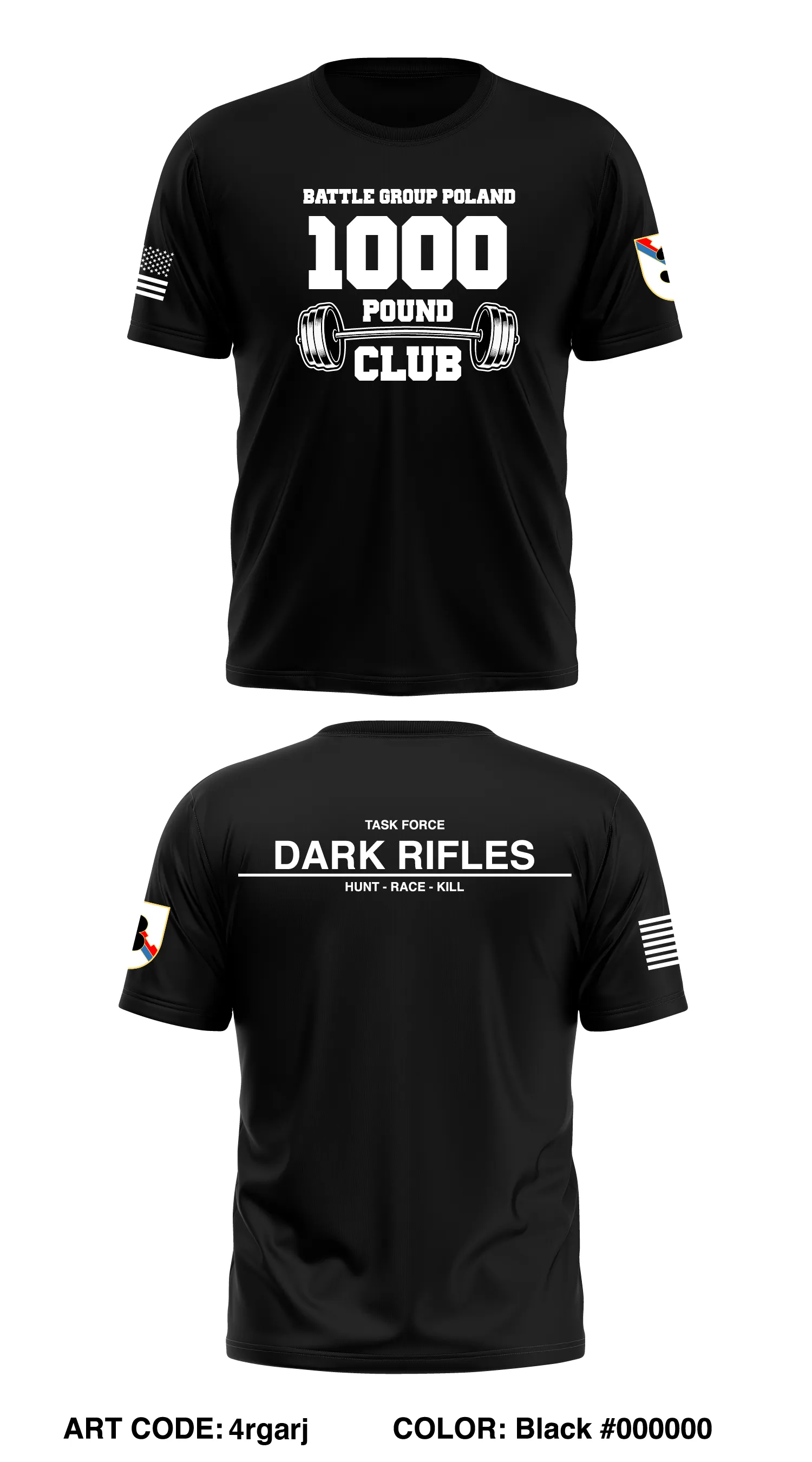 Dark Rifles Store 1 Core Men's SS Performance Tee - 4rgarj