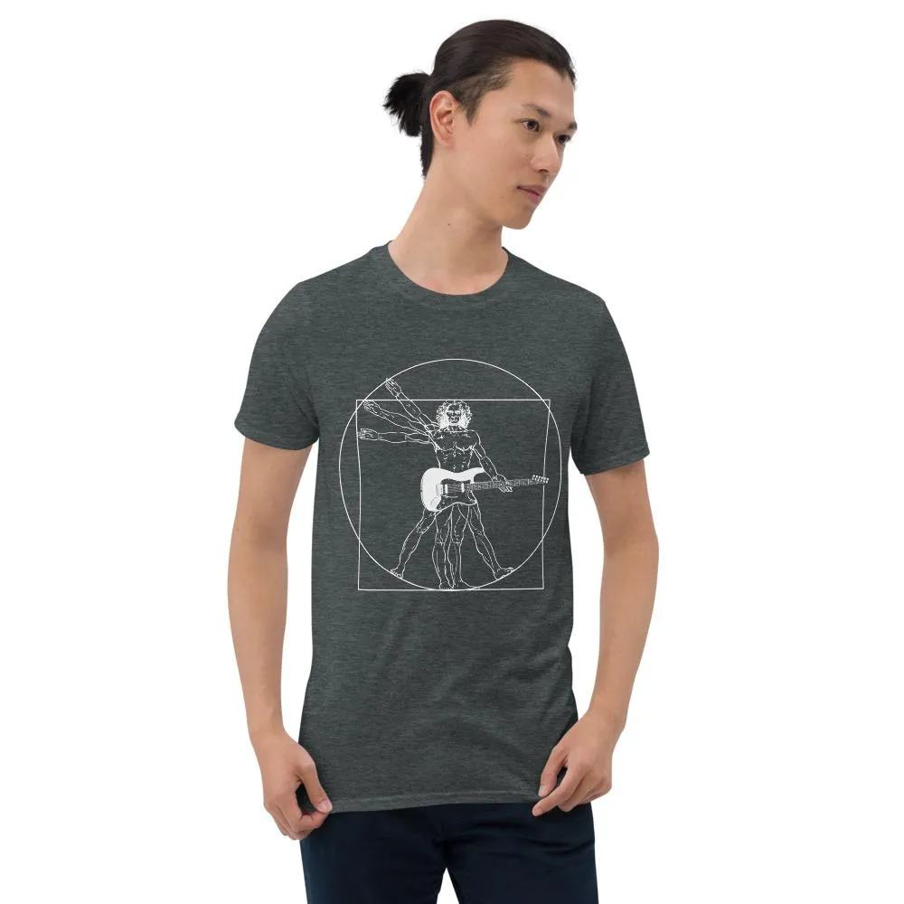 DaVinci Man & Guitar S-Type T-Shirt