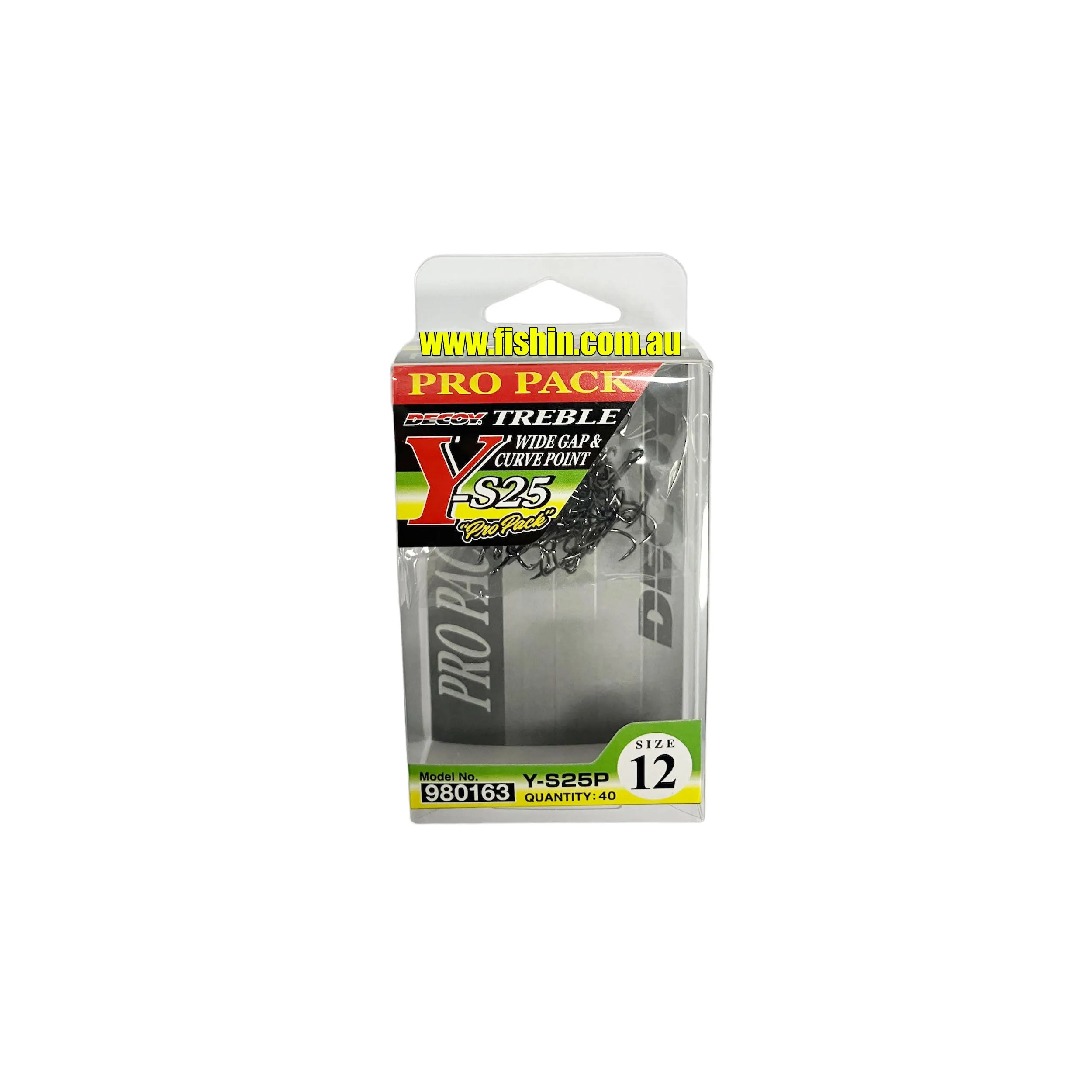 Decoy Y-S25 Treble Hooks Bulk Pro Pack