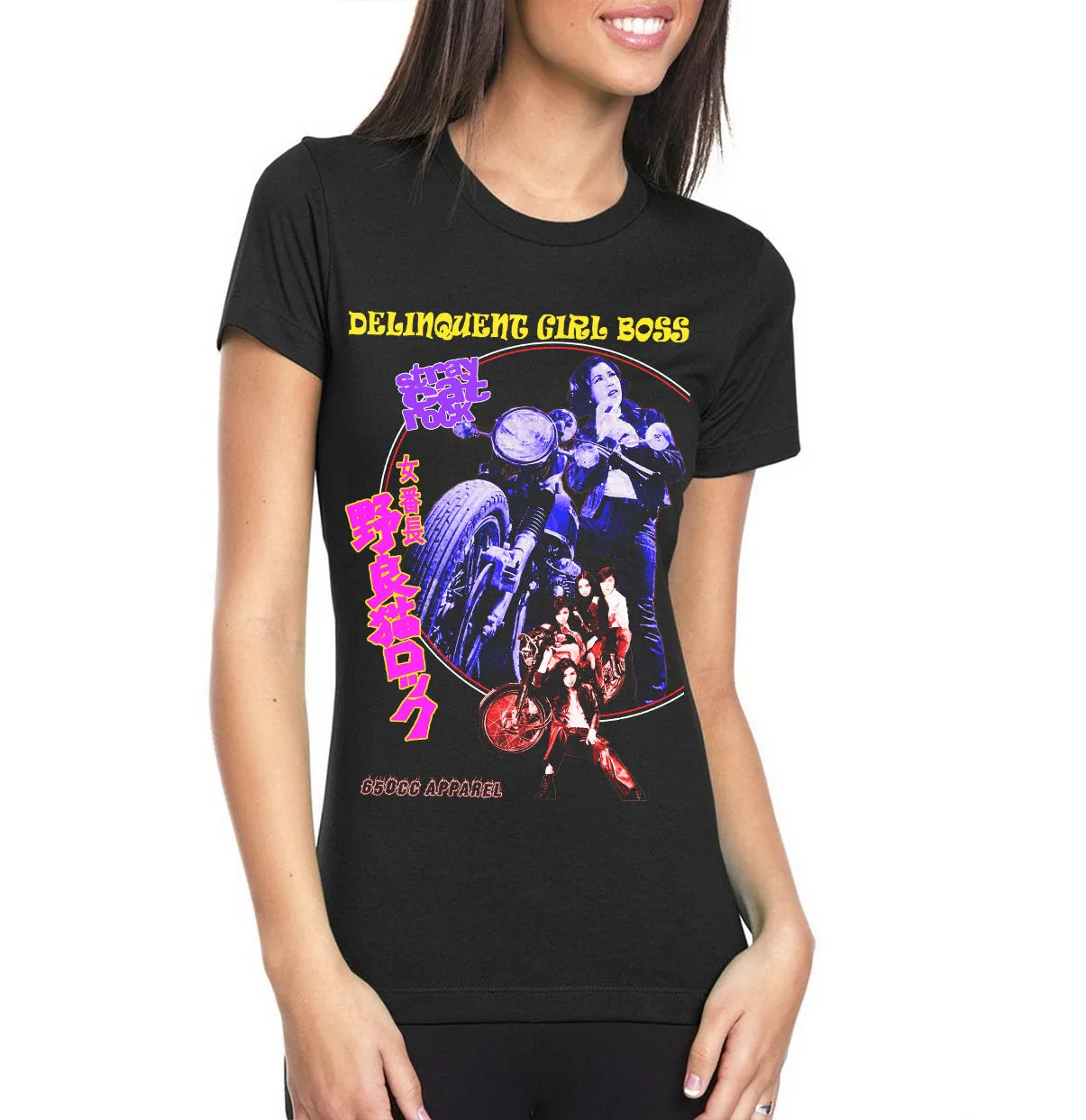 DELINQUENT GIRL BOSS 650CC t-shirt