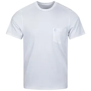 Dewey Pocket Tee White