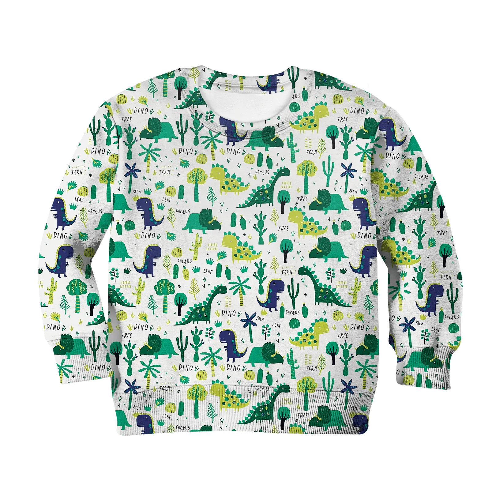 Dinosaurs with tree Kid Custom Cosplay Hoodies Apparel