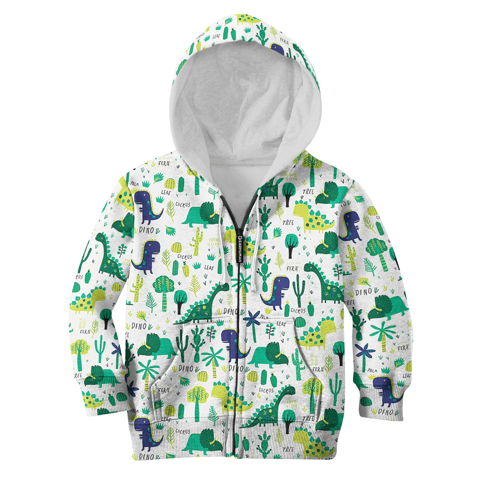 Dinosaurs with tree Kid Custom Cosplay Hoodies Apparel