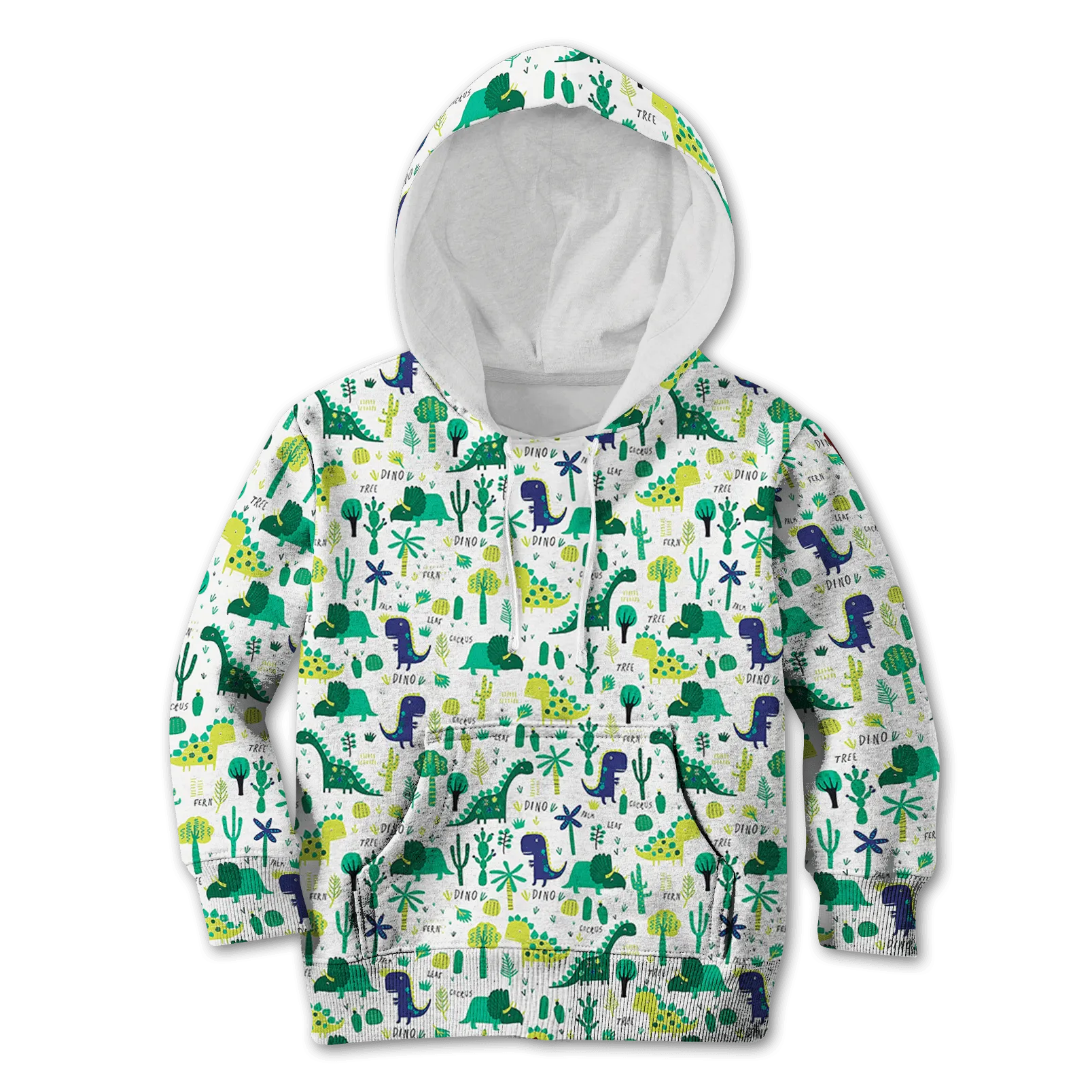Dinosaurs with tree Kid Custom Cosplay Hoodies Apparel